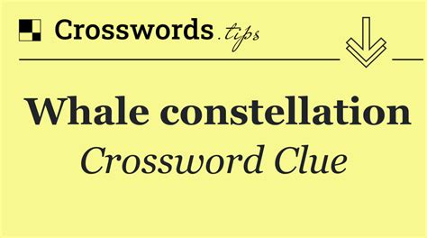 constellation crossword clue|Constellation Crossword Clue Answers